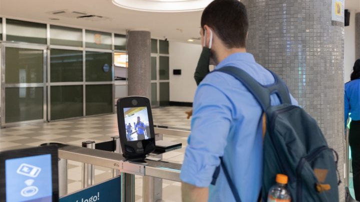 reconhecimento facial em aeroportos